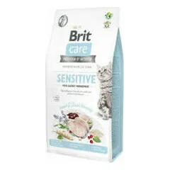 Brit Care Cat GF Sensitive su vabzdžiais ir šviežia silke, sausas maistas katėms 7 kg — 2 nuotrauka