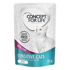 Concept for Life Sensitive Cats, mit Lamm, getreidefrei - in Gelee