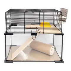 Comfy dvigubas narvas graužikui, 40x25x34,5 cm — 3 nuotrauka