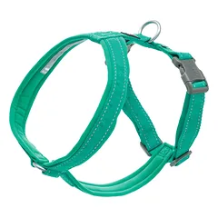 Hurtta Casual Eco Y - petnešos Peacock - apsauginės petnešos šunims, pagamintos iš perdirbtų medžiagų - 35 - 45