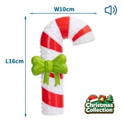 Nobleza vinilinis kalėdinis saldainis žaislas šunims, 16x10 cm — 3 nuotrauka