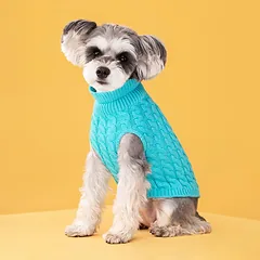 PAW COUTURE gyvūnų augintinių megztinis, mėlynas, mėlynas, XS dydis — 5 nuotrauka
