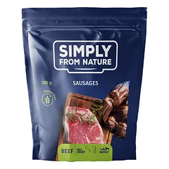 SIMPLY FROM NATURE Natūralios dešros su jautiena 200 g