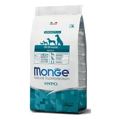 Monge All Breeds Adult Hypoallergenic Salmon & Tuna sausas maistas šunims - Pet24