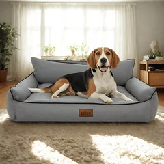Šuns guolis – vandeniui atsparus aptvaras – sofa šunims – XL 82x63 cm — 3 nuotrauka