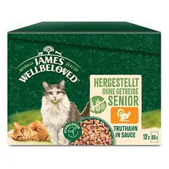 James Wellbeloved Grain Free Senior Cat Hypoallergenic Truthahn