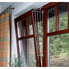 Trixie Protective Grille For Windows metalinė apsauginė grotelė langams, viršutinei daliai, balta, 65×16 cm, 1 vnt.