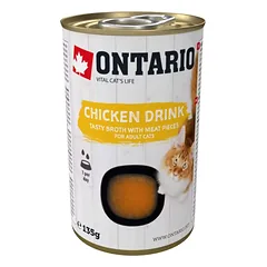 ONTARIO chicken drink – sriuba katėms su vištiena, 135 g