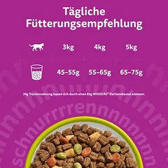 Whiskas 1+ su ėriena, sausas maistas katėms — 5 nuotrauka