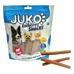 Juko skanėstas šunims ėrienos pagaliukai