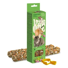 Little one lazdelės jūrų kiaulytėms, triušiams ir šinšiloms su pievų žole, 2x55 g
