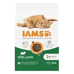 IAMS sausas pašaras katėms su ėriena, 10 kg