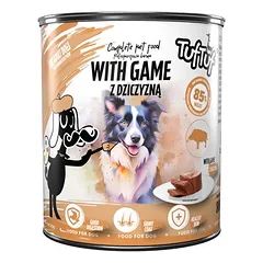 TufTuf Nassfutter für Hunde – Fleischpastete Dose 800 g