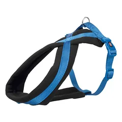 TRIXIE Premium touring petnešos, S 35-65cm/20mm, mėlynos
