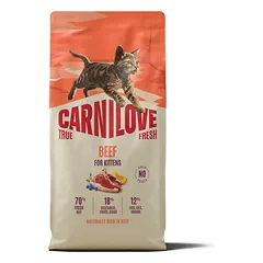CARNILOVE True Fresh Cat Beef Kittens 6 kg jautiena, visų veislių kačiukams