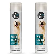 7Pets White Shampoo – Hundeshampoo für helles und weißes Fell, Ekonominė pakuotė: 2 x 250 ml — 2 nuotrauka