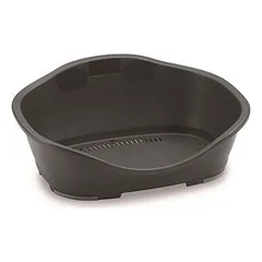 StefanPlast Sleeper 5 plastikinė guoliama vieta šunims, tamsiai pilka, 96x68x37.5 cm