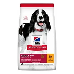 Hills Science Plan Dog Adult 1-6 MEDIUM with chicken 14kg