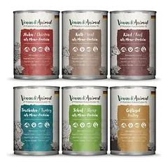 Venandi Animal mišrus rinkinys, drėgnas maistas katėms 6 x 400 g