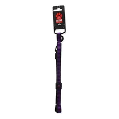 Active Dog Leash Strong S pavada šunims, tvirtas nailonas, atspindintis, violetinis, 1,5×120 cm — 2 nuotrauka