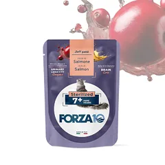 Forza 10 Adult paštetas sterilizuotoms katėms +7 m., su lašiša, 80 g