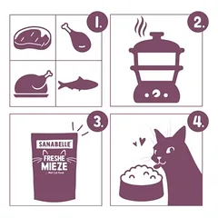 Freshe Mieze Cat drėgnas maistas katėms 10 x 100 g — 2 nuotrauka
