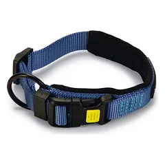 Beeztees antkaklis šunims Parinca Premium iš nailono, mėlynas, Reguliavimas: 50 - 55 cm — 5 nuotrauka