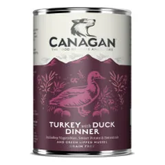 Canagan Turkey & Duck Dinner konservai su kalakutiena ir antiena šunims