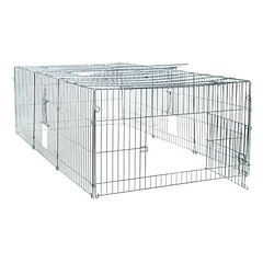 Trixie Natura metalinis lauko narvas su dangteliu 144x58x116 cm