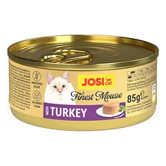 JosiCat Finest Mousse with Tutkey, paštetas katėms su kalakutiena, 85g