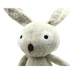 Cotton Rabbit - medvilninis triušis, cypsintis žaislas šunims, 30cm — 2 nuotrauka