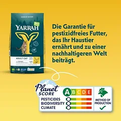 Yarrah Bio su ekologiška vištiena, sausas maistas katėms, 800 g — 5 nuotrauka