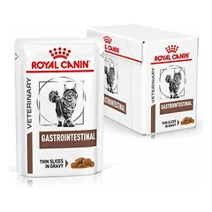 Royal Canin Vet VD Gastrointestinal veterinarinis drėgnas maistas katėms 12x85 g