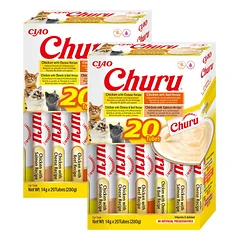 INABA Churu katėms - vištienos ir jautienos mišinys 40x14g