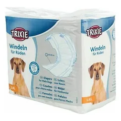 Trixie Disposable Diapers for Male Dogs L-XL 40-58 cm, N12