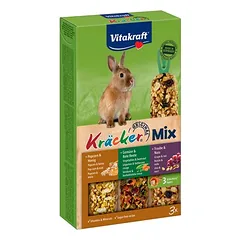 Vitakraft Zwergkaninchen-Kräcker Trio-Mix