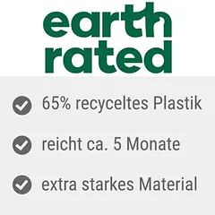 Earth Rated 300 šunų ekskrementų maišelių dėžutėje, Be kvapo (300 maišelių) — 3 nuotrauka