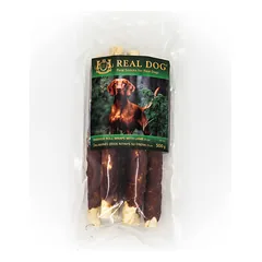 Real Dog Snacks Rawhide Roll With Lamb 25 cm parduotuvėje mumbo.lt
