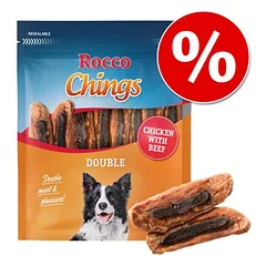Rocco Chings Double skanėstai šunims 200 g / ekonominė pakuotė % — 4 nuotrauka