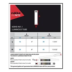 Rukka® Luminous Tube Gold, Dydis S: L 10 x B 3 cm — 3 nuotrauka