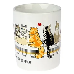 TIAKI keramikinis puodelis „I Measure My Love By The Cat“, 1 vnt. — 3 nuotrauka