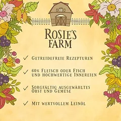 Rosie's Farm Adult drėgnas maistas šunims 6 x 400 g — 2 nuotrauka