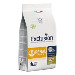 Exclusion Renal diet Phase II sausas maistas inkstų nepakankamumu sergančioms katėms su kiauliena, žirniais, ryžiais, 300 g