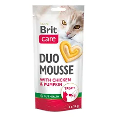 BRIT Care Cat Creamy Duo Mousse Chicken and Pumpkin 4x14 g kreminis skanėstas katėms su vištiena ir moliūgu