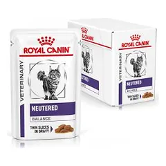 Royal Canin Veterinary Neutered Balance drėgnas maistas sterilizuotoms katėms, turinčioms polinkį priaugti svorio, 85 g