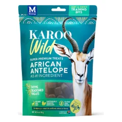 Karoo Wild skanėstais su antilope ir čiobreliais šunims, 113 g