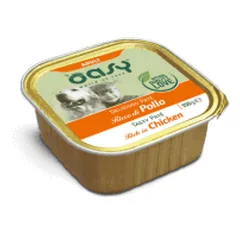 Oasy paštetas su vištiena suaugusiems šunims, 150 g parduotuvėje vet1.lt