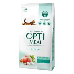 OPTIMEAL™ Visavertis pašaras kačiukams su vištiena, 1,5 kg