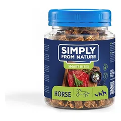 SIMPLY FROM NATURE Smart Bites Horsemeat Trainers šunims 130 g