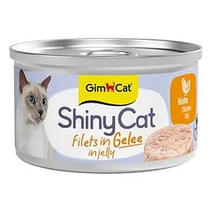Gimpet ShinyCat drebučiuose, drėgnas maistas katėms 24 x 70 g, Vištiena — 5 nuotrauka